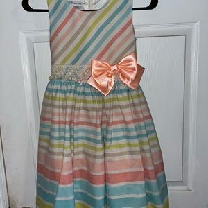 Kids Bonnie Jean Striped Dress